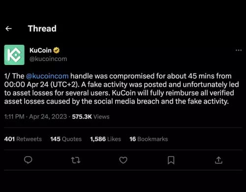 KuCoin Compromised & Do Kwon Hits Back 💻