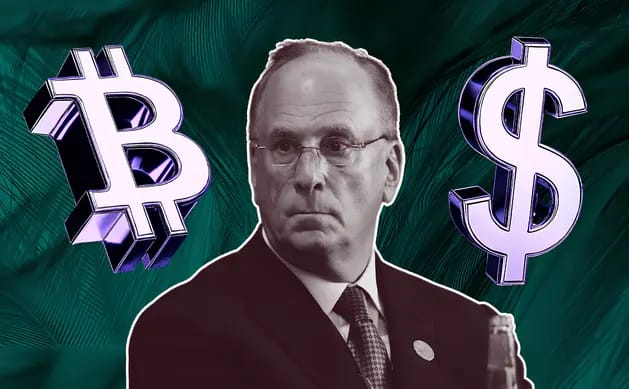 Larry Fink Warns Bitcoin Could Overtake Dollar’s Dominance
