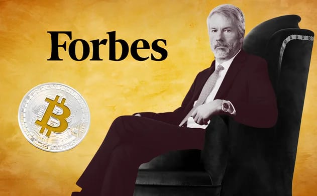 Michael Saylor Lands Forbes Cover as "The Bitcoin Alchemist"