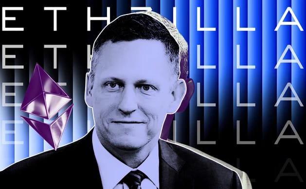 Peter Thiel Founders Fund se retiran de la empresa de tesorería ETHZilla