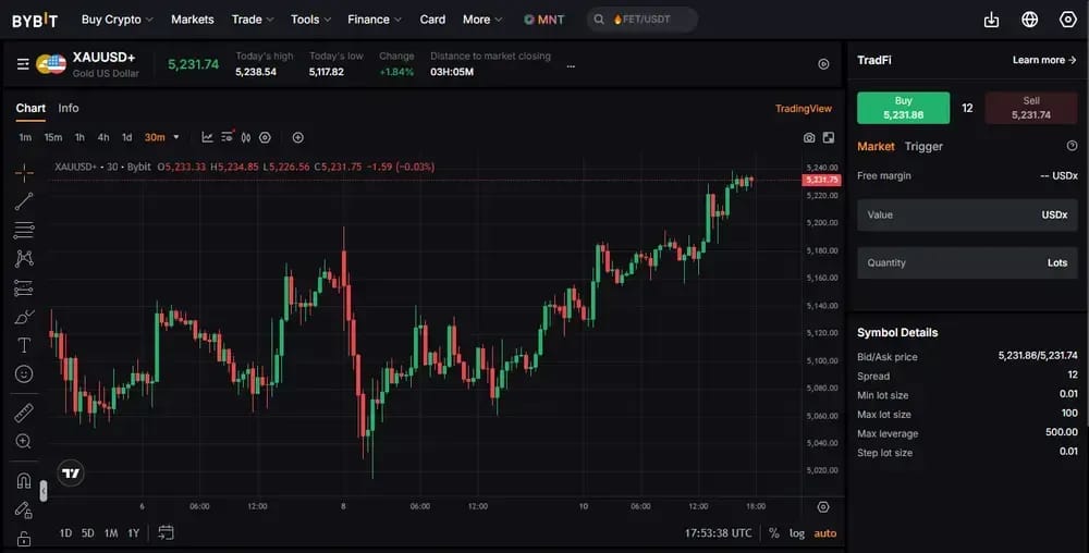 Bybit TradFi Leverage