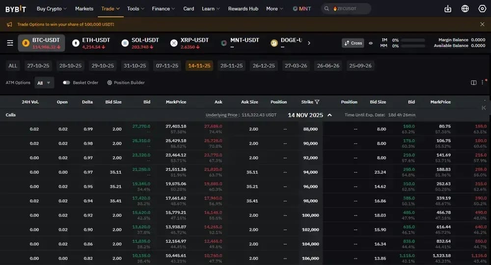 Options Bybit