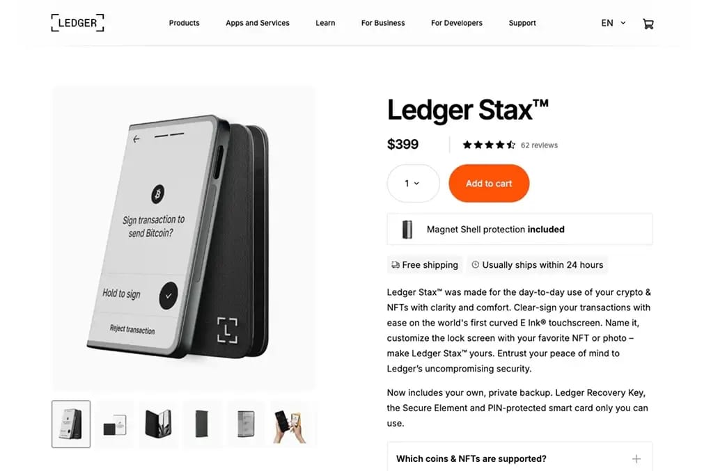 Ledgder Stax.