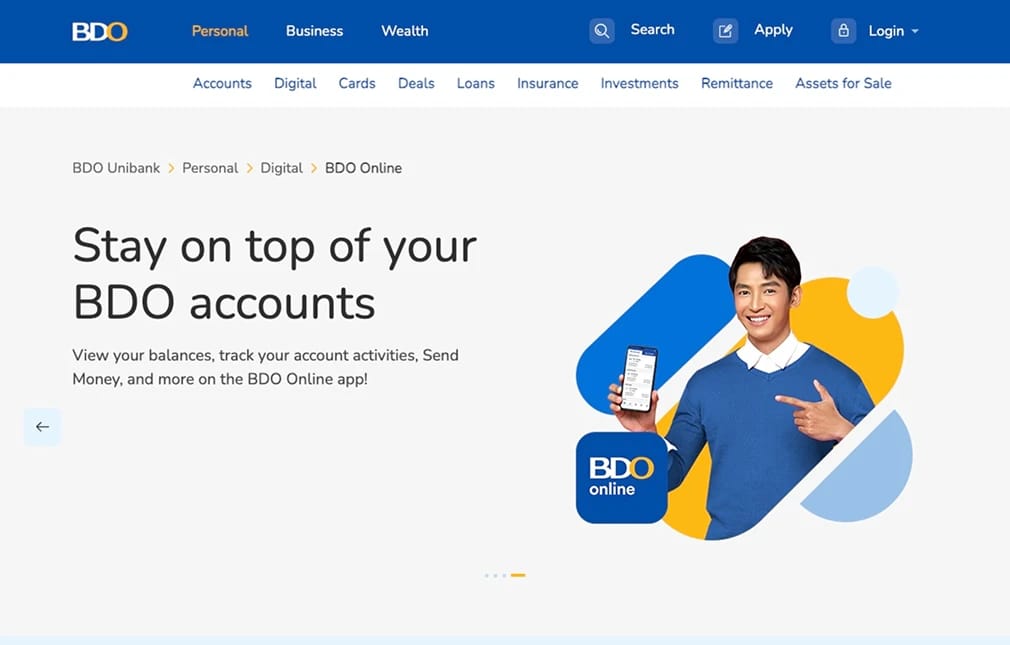 BDO Bank.