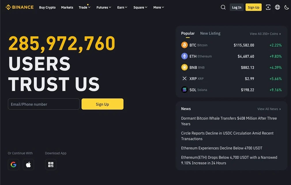 Binance.
