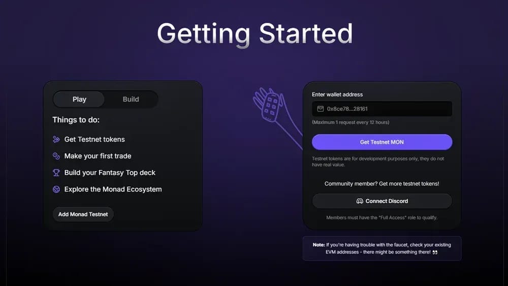 How to Get Monad Testnet Tokens from Faucet