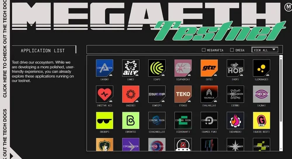 Testnet MegaETH