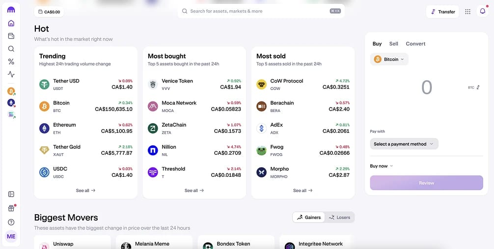 Achetez des cryptomonnaies avec RBC