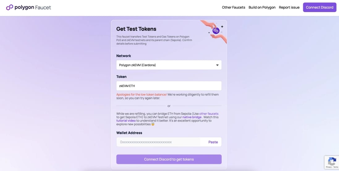 ObtenirTestnet  Polygon
