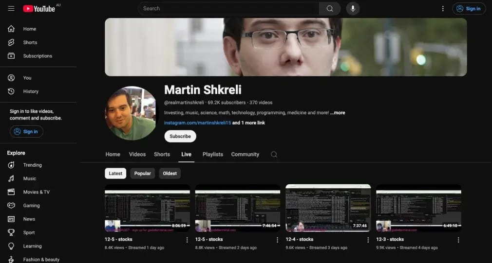 La fortune Martin Shkreli .