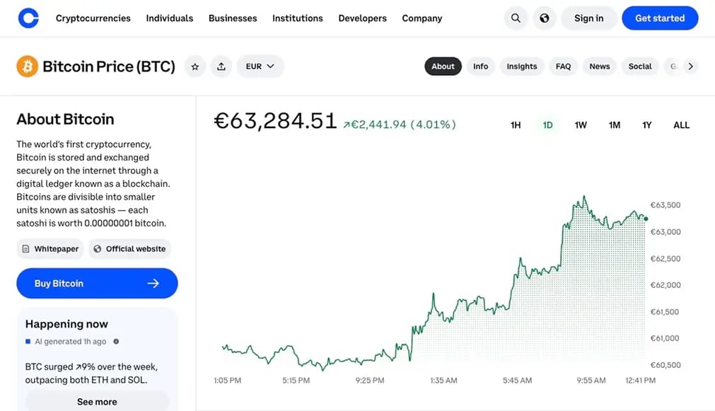 Coinbase.