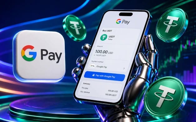 Cómo comprar USDT con Google Pay
