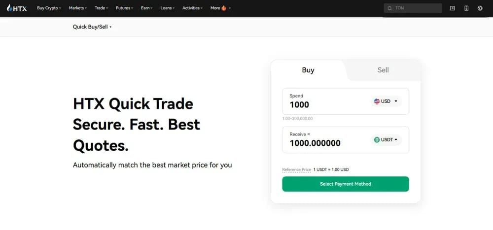 HTX Fiat Options