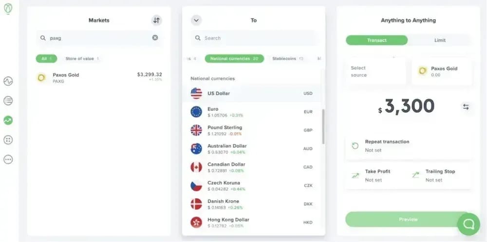 كيفية شراء العملات المشفرة المدعومة بالذهب