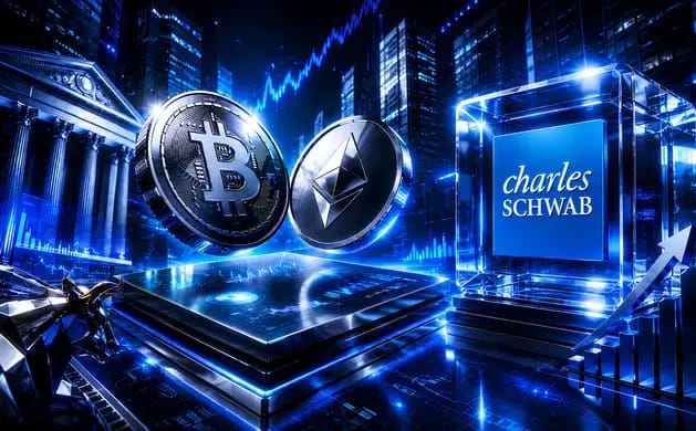 Charles Schwab lanza el trading spot de criptomonedas para usuarios.