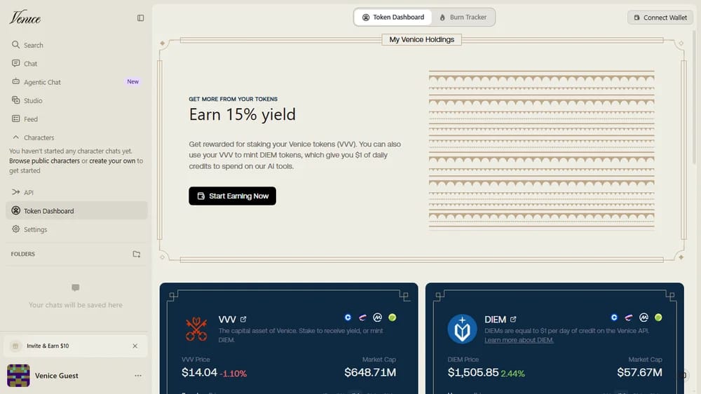 Venice VVV Token Utility