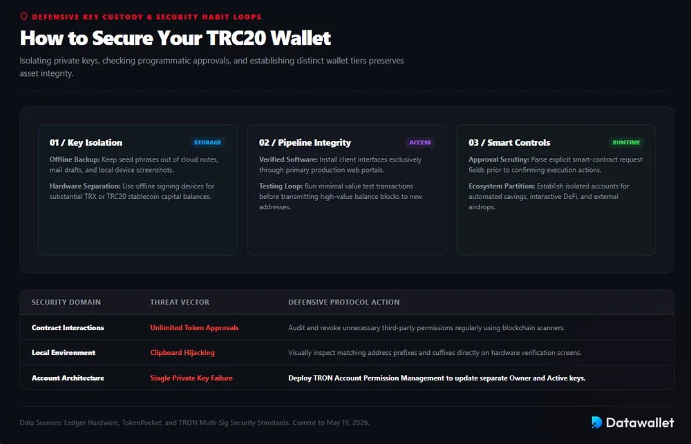 Как обеспечить безопасность своегоWallet TRC20