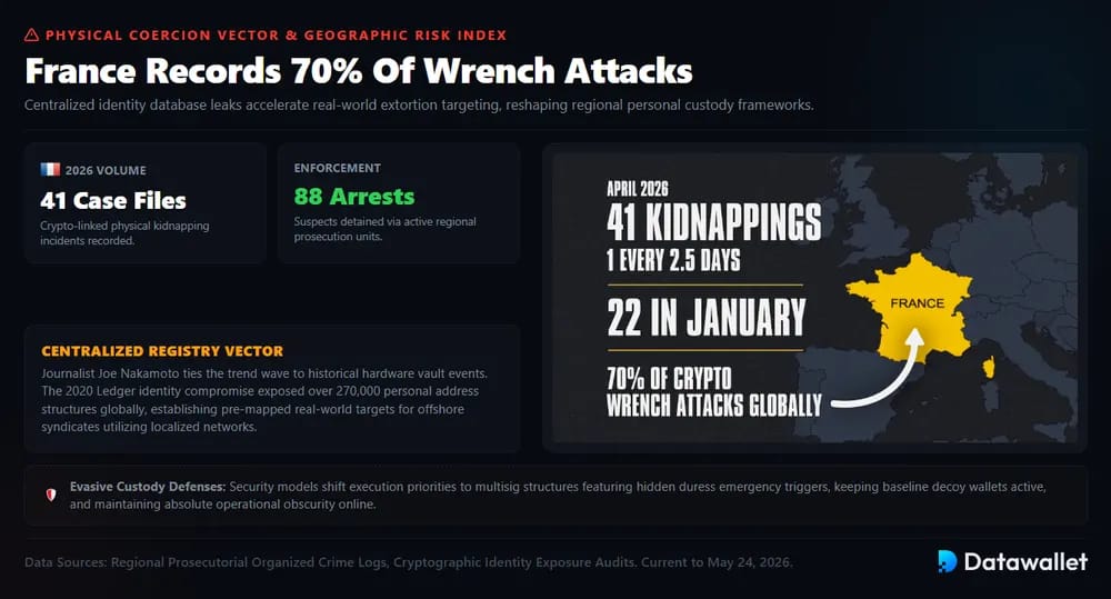France Records 70% Of Wrench Attacks