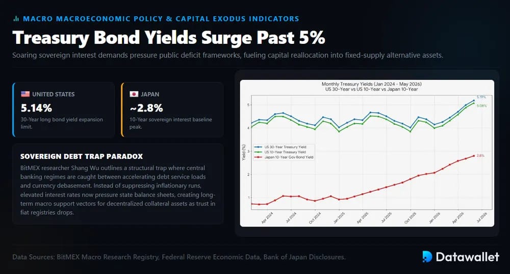 Treasury Bond Yields Surge Past 5% Straining Deficits