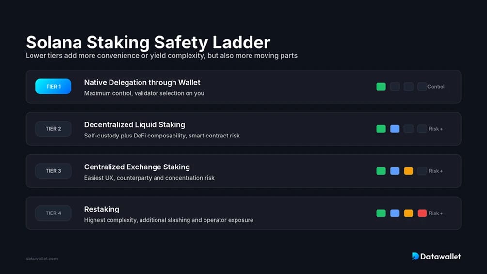 Il modo più sicuro per fare staking SOL