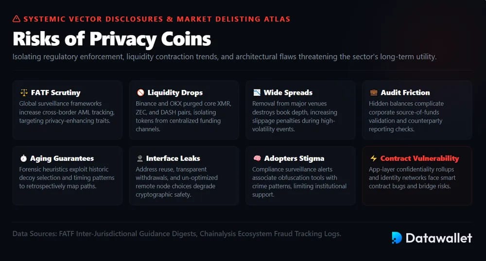 Risks of Privacy Coins