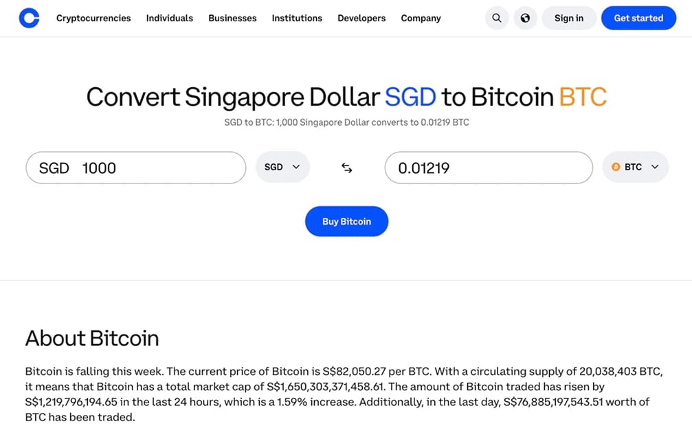 Acquista criptovalute con OCBC .