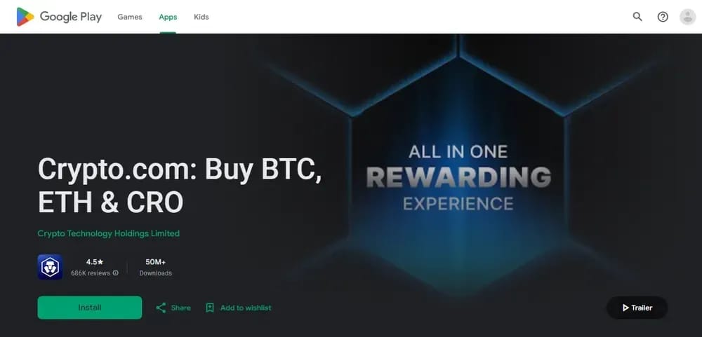Recensioni degli utenti di Crypto Com