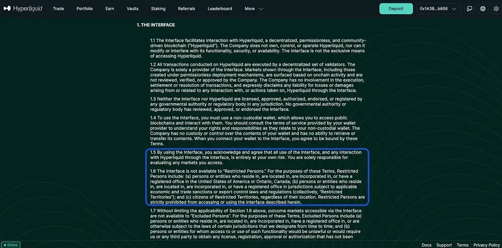 Is Hyperliquid Available in the United States?