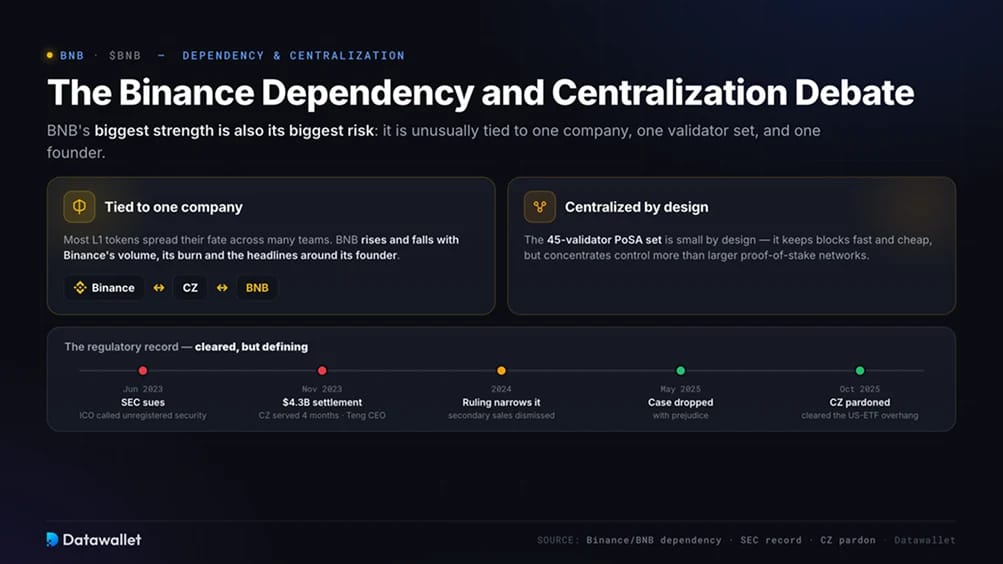 The Binance Dependency and Centralization Debate