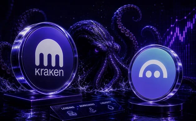 Kraken busca adquirir una participación del 15% en Aave con una valoración de 385 millones de dólares