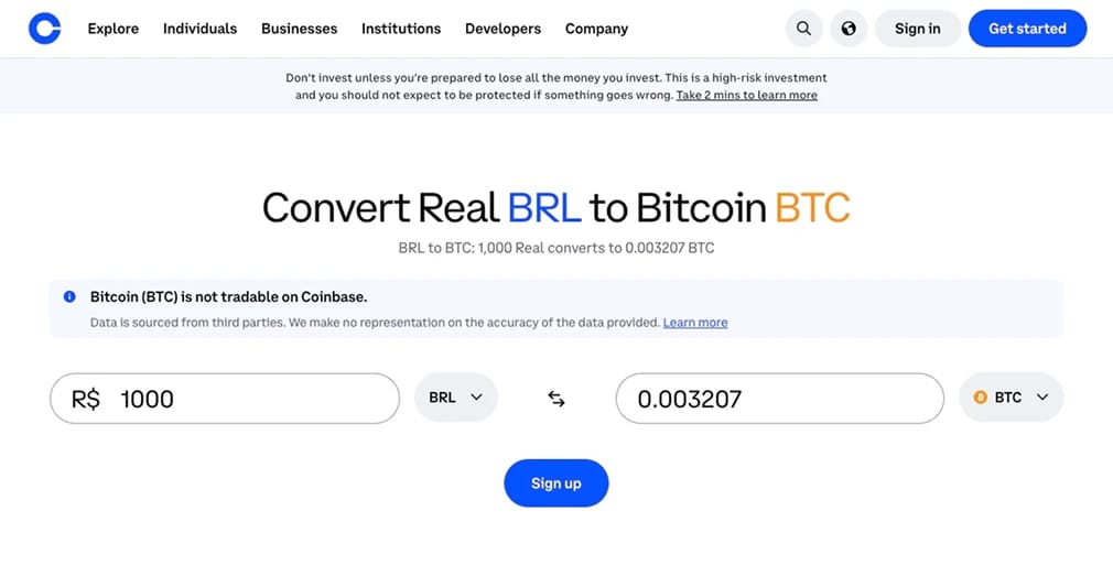 Coinbase.