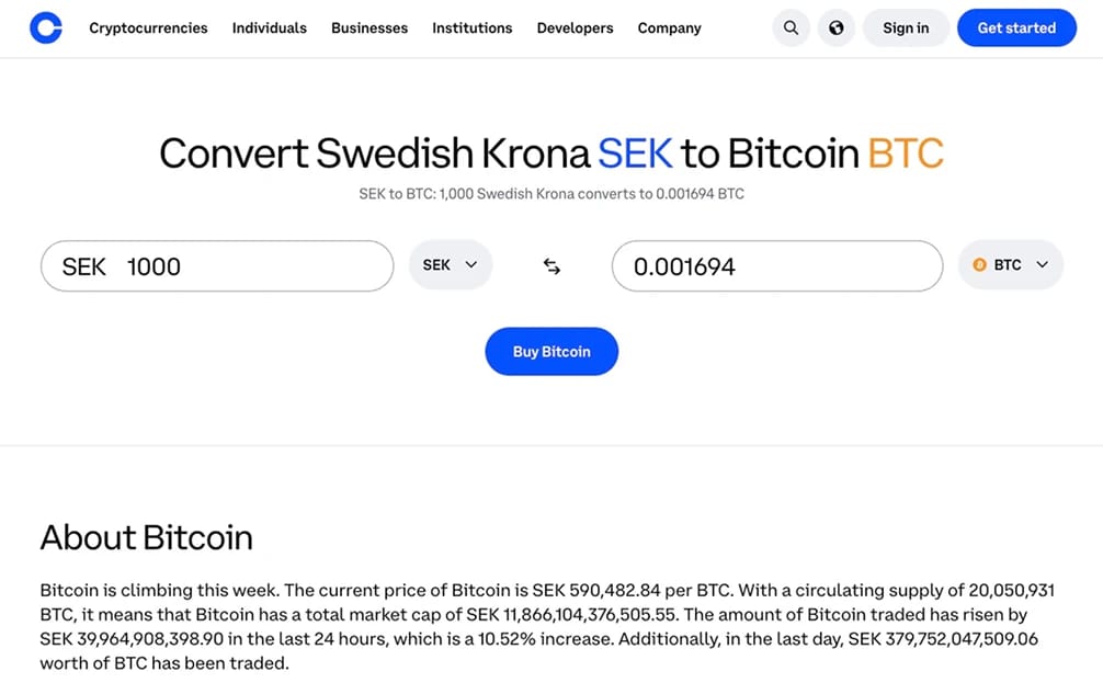 Coinbase.