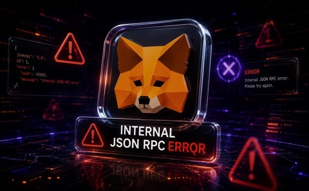 Cómo solucionar el error interno de JSON-RPC en MetaMask