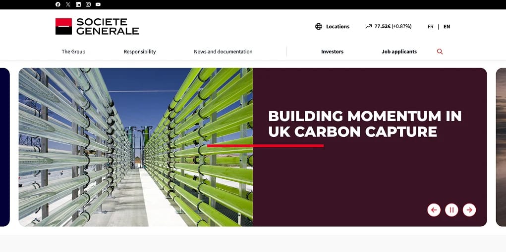 Acerca de Societe Generale
