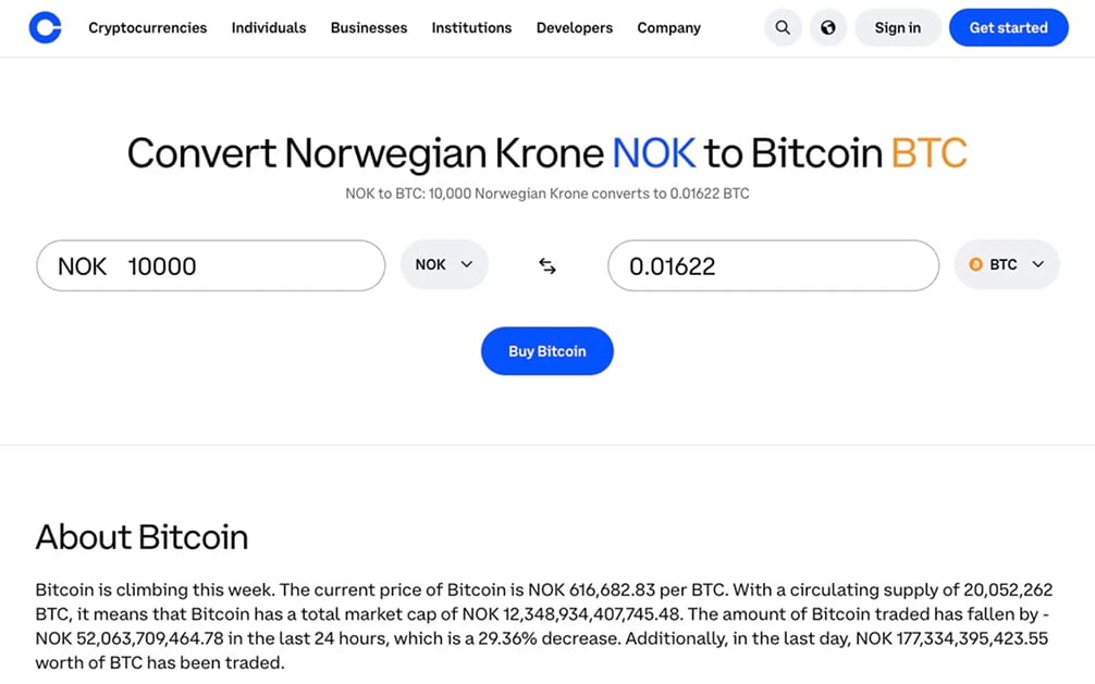 Coinbase.