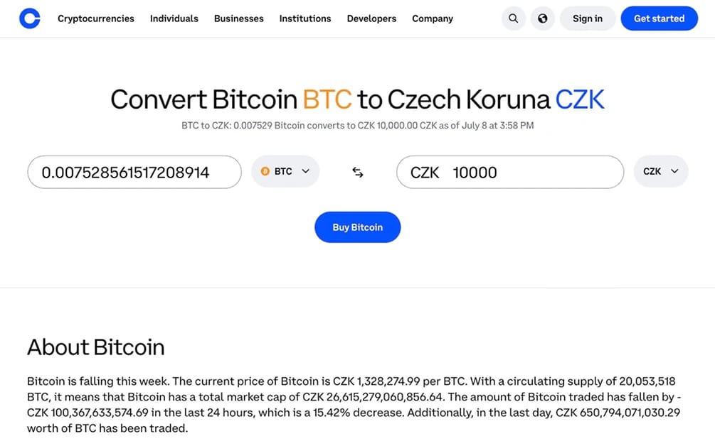 Coinbase.