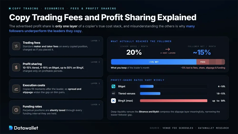 Комиссии за copy trading и объяснение распределения прибыли