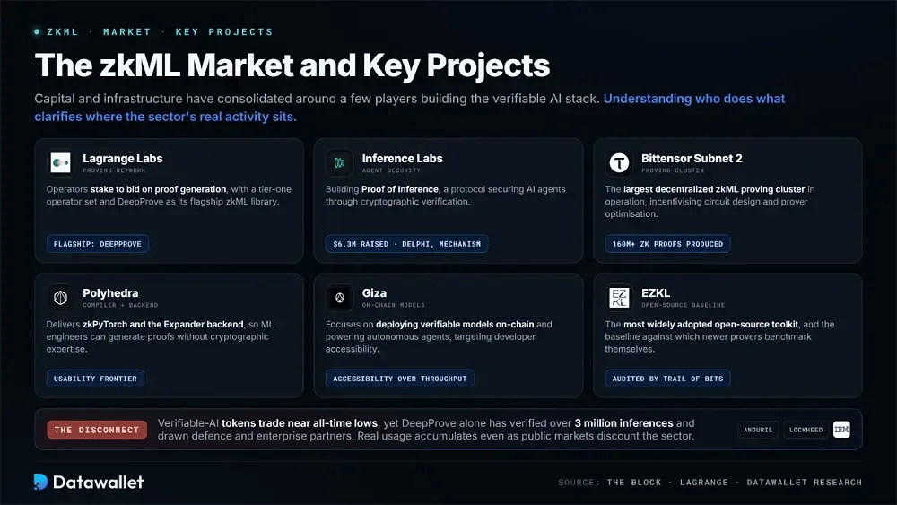 El Mercado zkML y Proyectos Clave