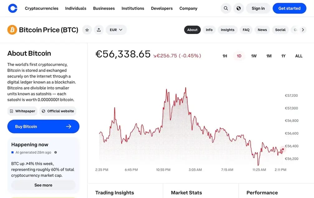 Coinbase.
