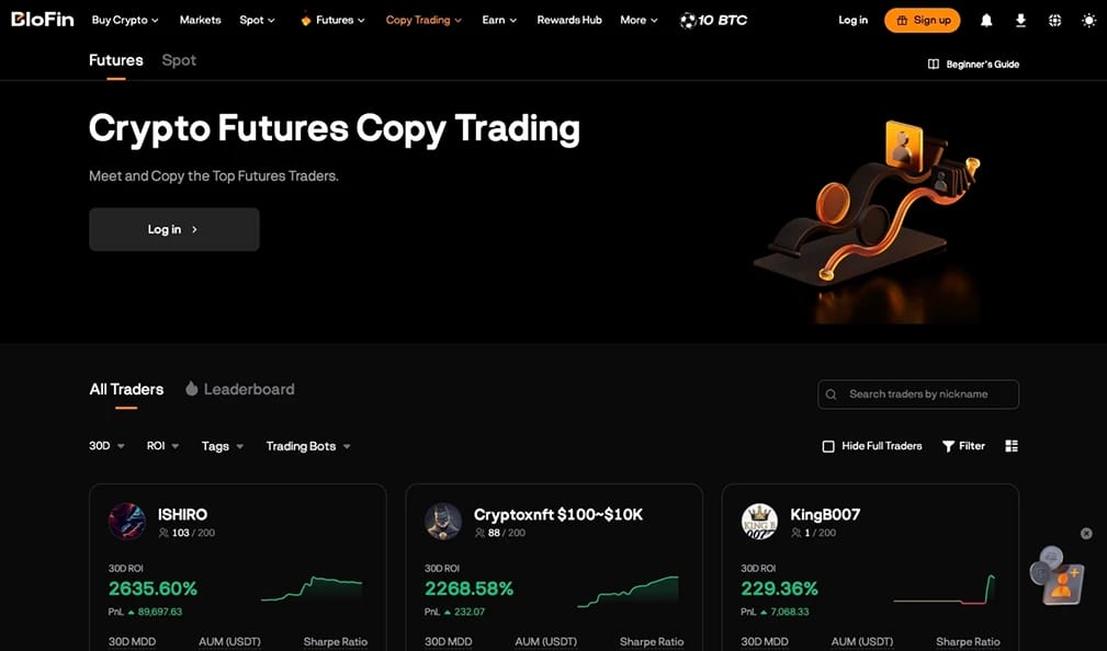 BloFin Copy Trading.