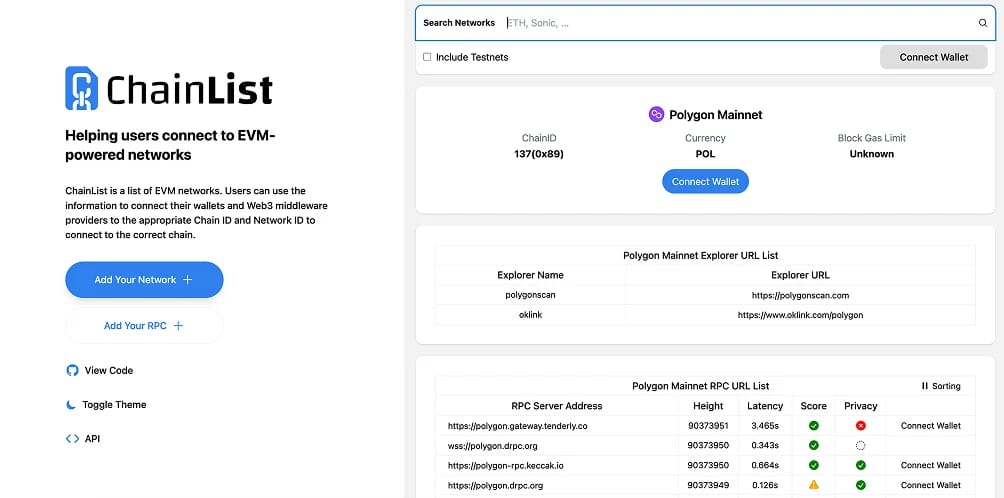 Añadir Polygon a MetaMask