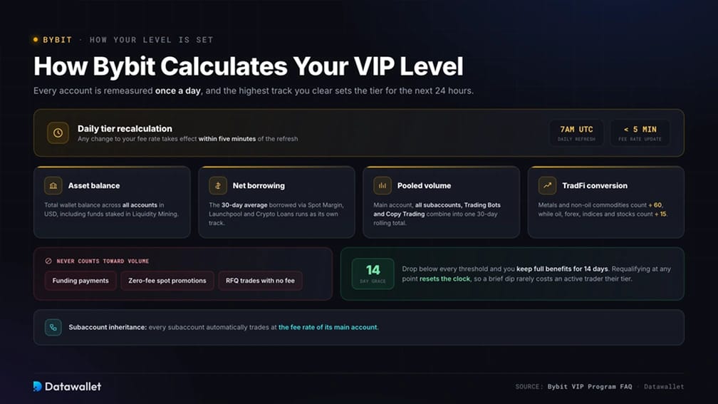 How Bybit Calculates Your VIP Level
