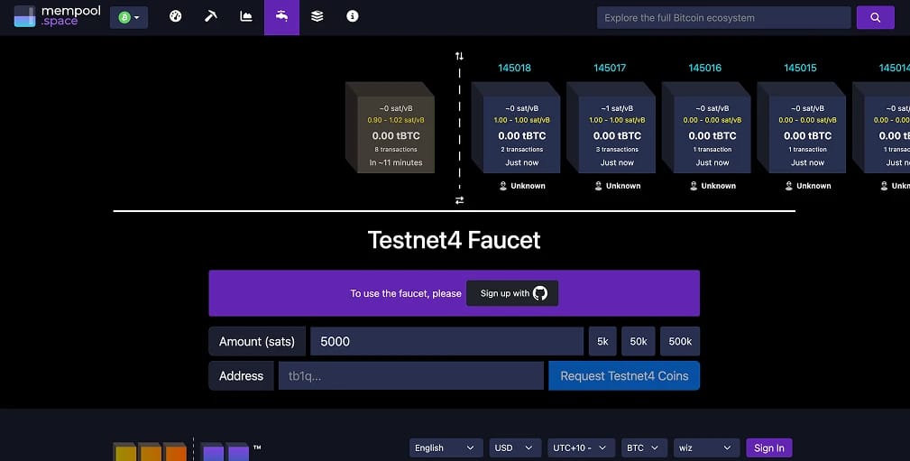 Get Bitcoin Testnet Tokens