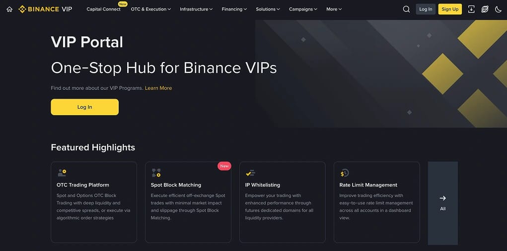How to Join the Binance VIP Program