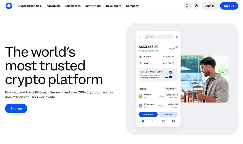 Coinbase.