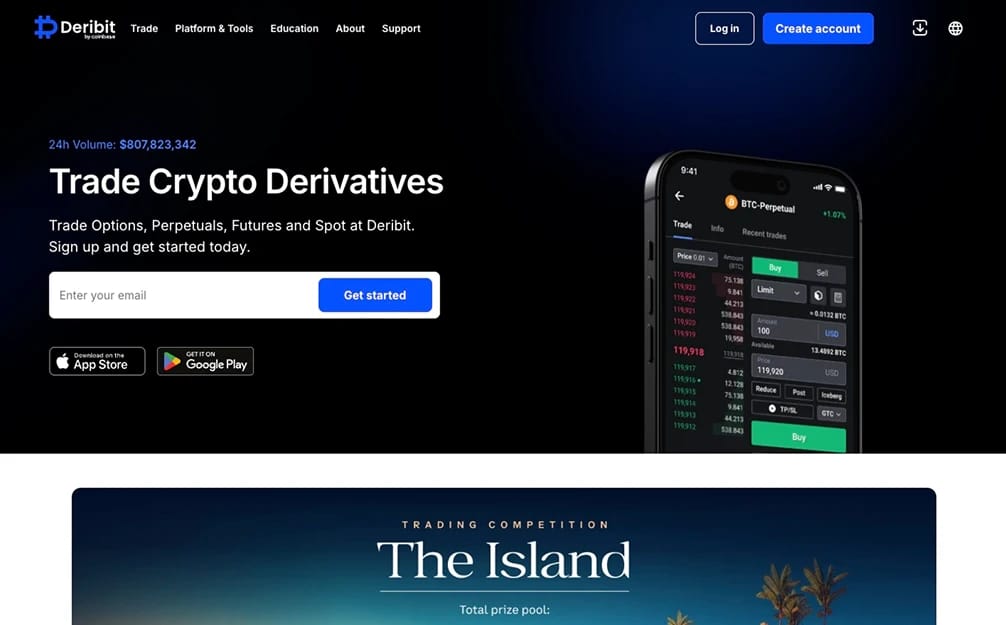 Deribit.