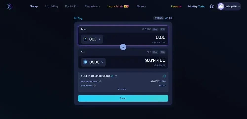 Hacer swap de tokens sin sufrir slippage