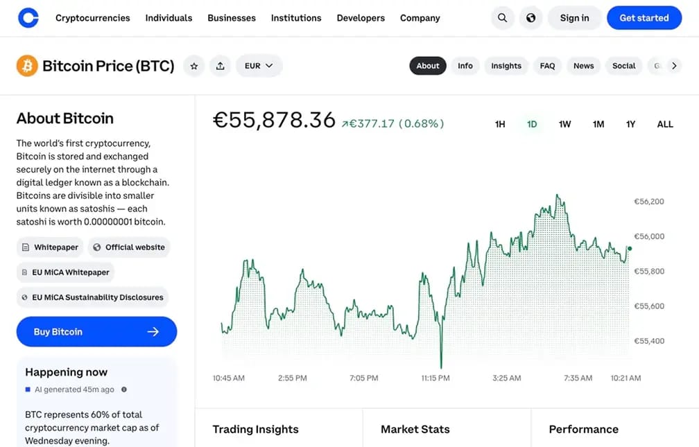 Coinbase.