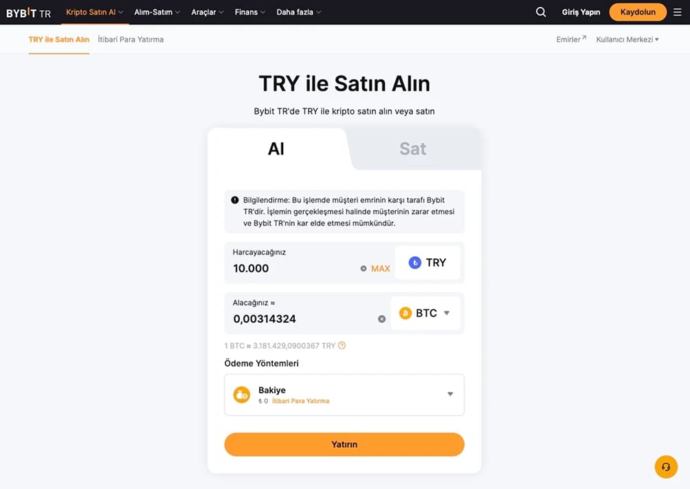 Compra criptovalute con Ziraat Bank.