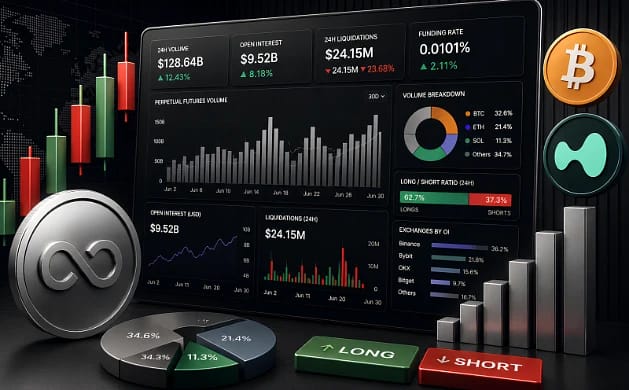 Estadísticas y tendencias de futures perpetual de criptomonedas en 2026